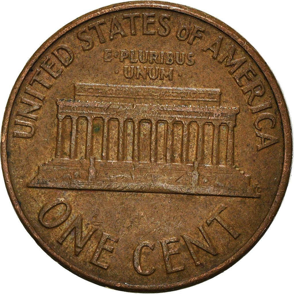 Moneda, Estados Unidos, Cent, 1961