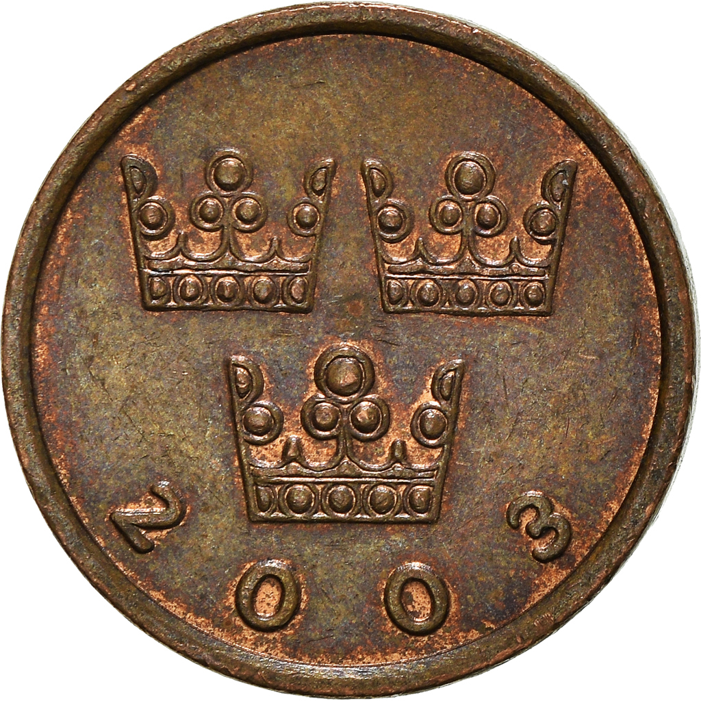 Moneda, Suecia, 50 Öre, 2003