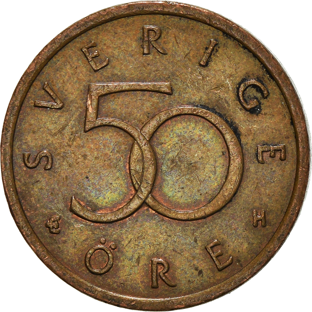 Moneda, Suecia, 50 Öre, 2003