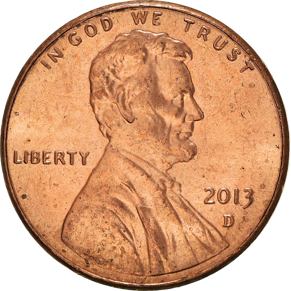 Moneda, Estados Unidos, Cent, 2013