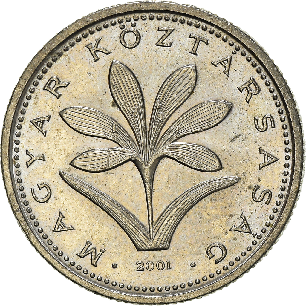 Moneda, Hungría, 2 Forint, 2001