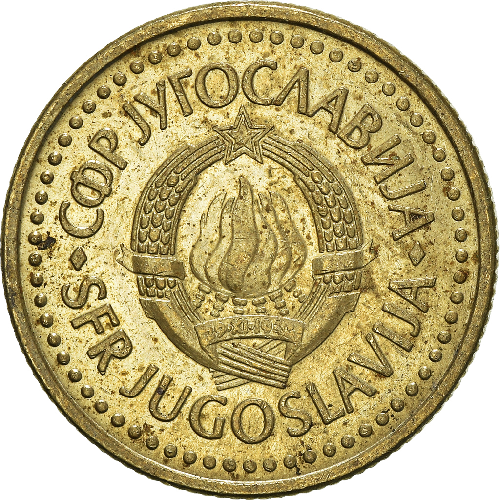 Moneda, Yugoslavia, 2 Dinara, 1985