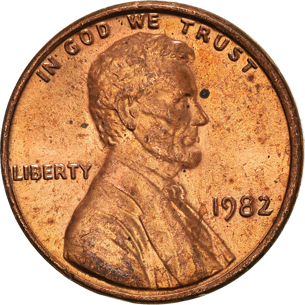 Moneda, Estados Unidos, Cent, 1982