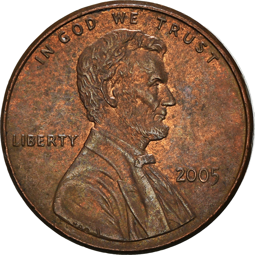 Moneda, Estados Unidos, Cent, 2005