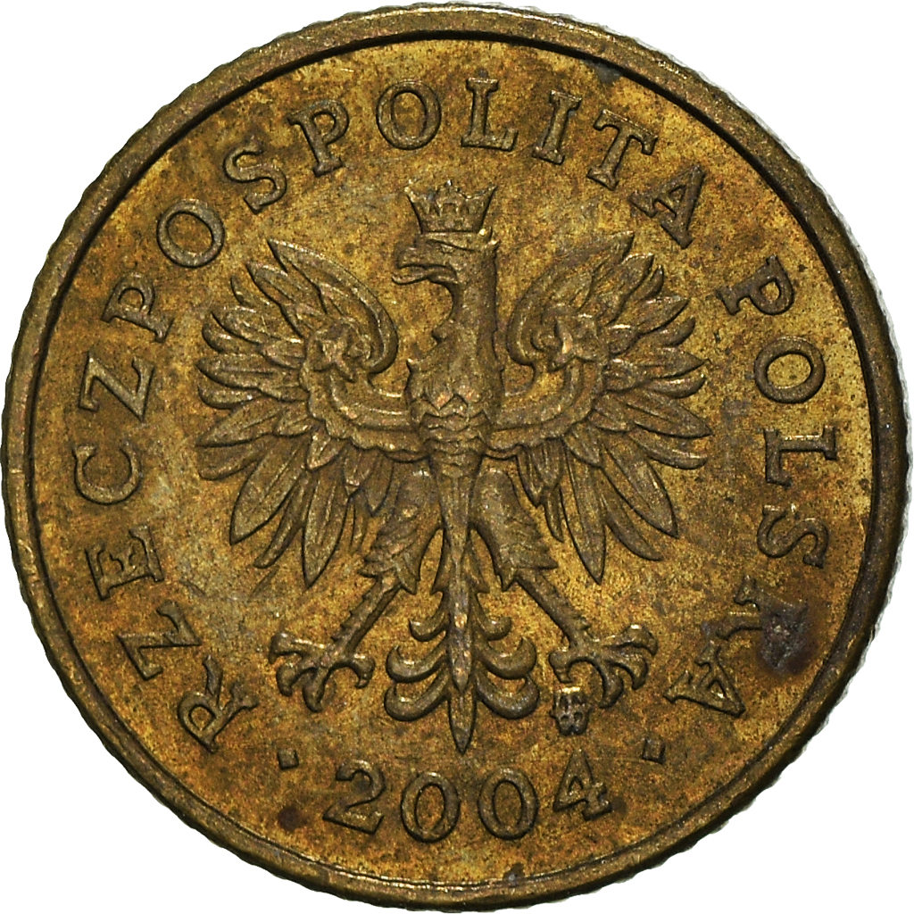 Moneda, Polonia, Grosz, 2004
