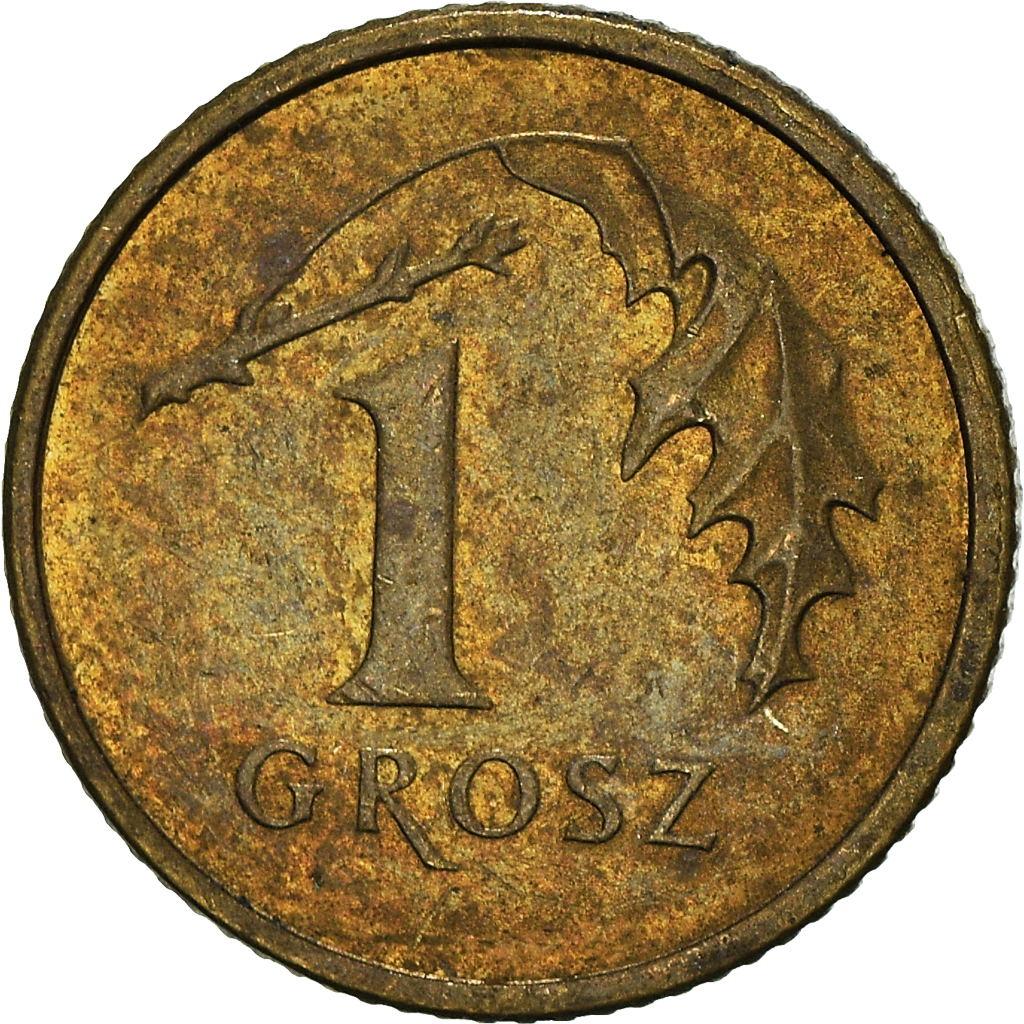 Moneda, Polonia, Grosz, 2004