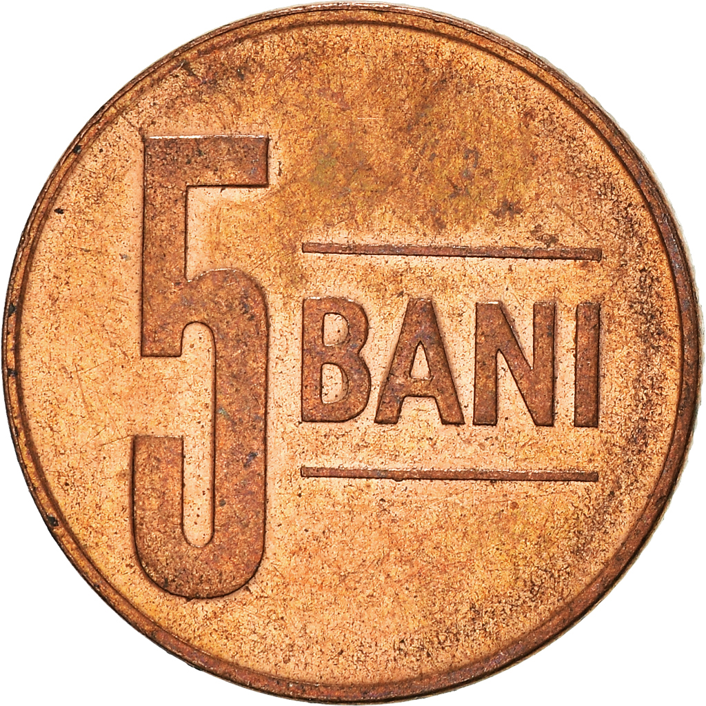 Moneda, Rumanía, 5 Bani, 2013