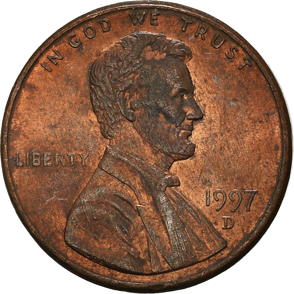 Moneda, Estados Unidos, Cent, 1997