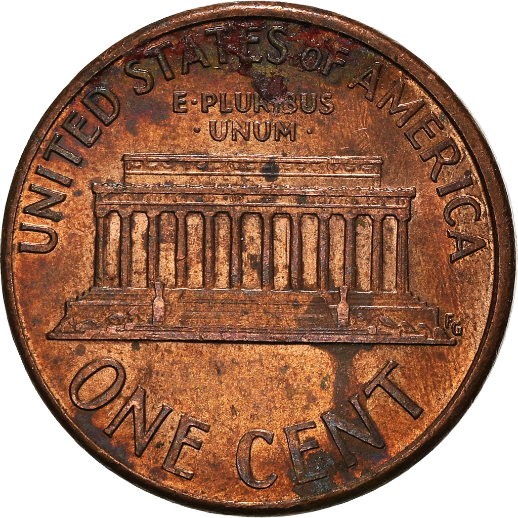 Moneda, Estados Unidos, Cent, 1992
