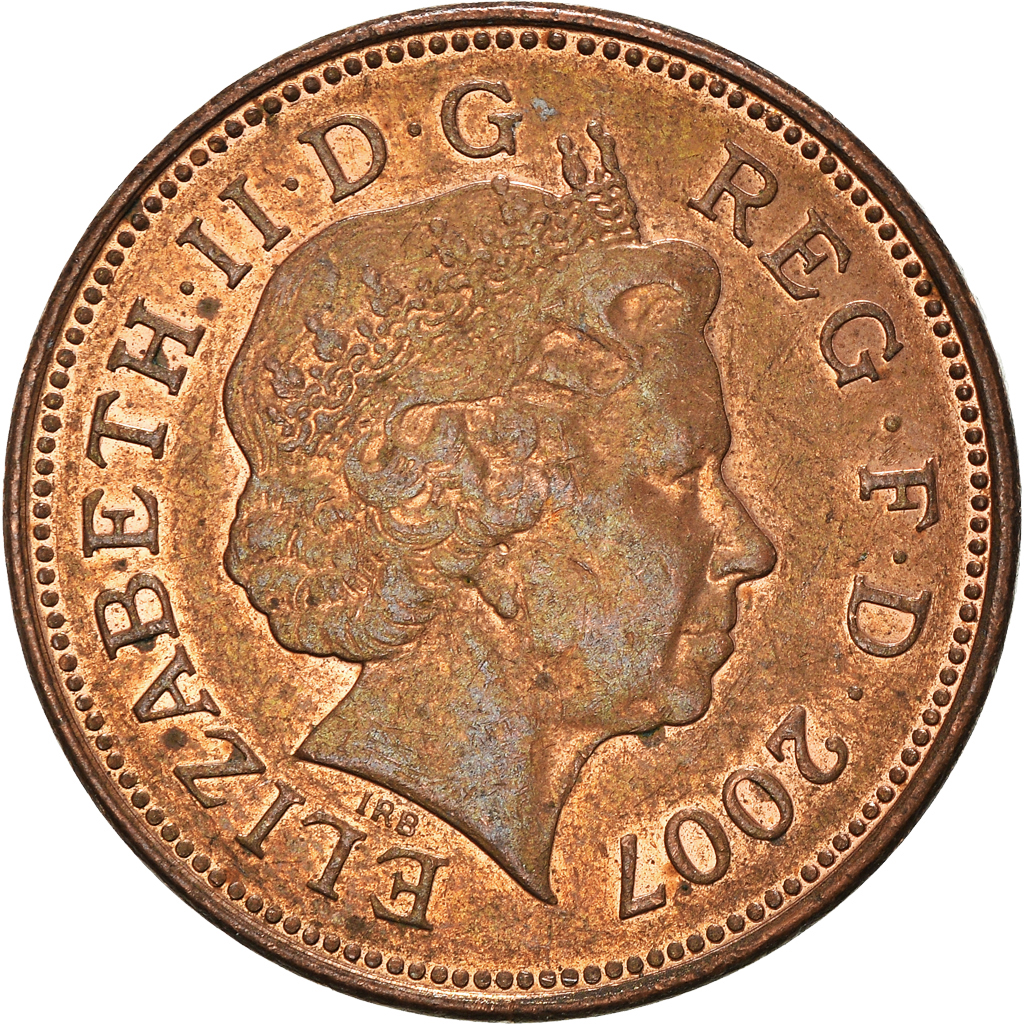 Moneda, Gran Bretaña, 2 Pence, 2007