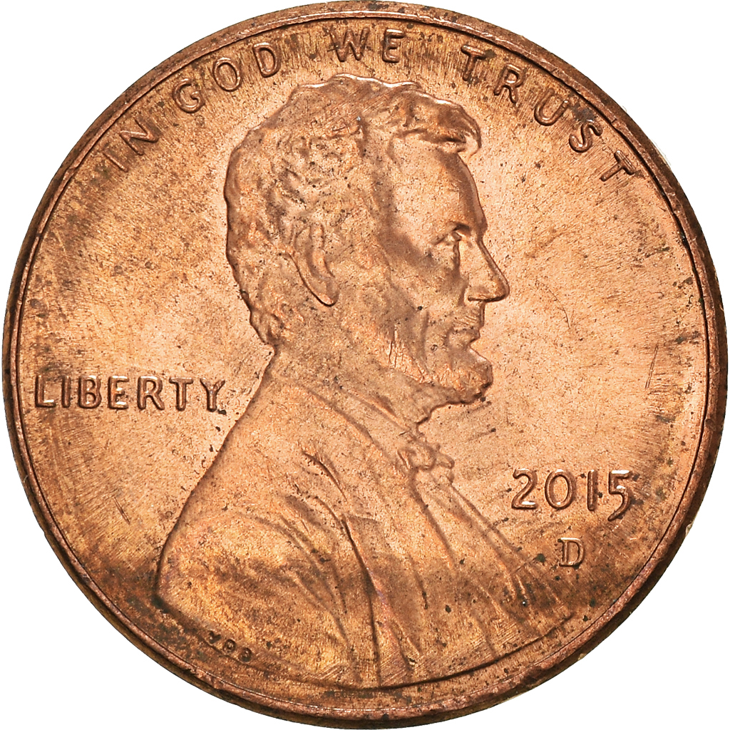 Moneda, Estados Unidos, Cent, 2015