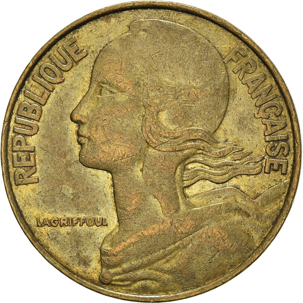 Moneda, Francia, 20 Centimes, 1981