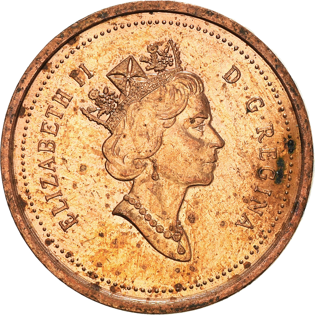 Moneda, Canadá, Cent, 1997