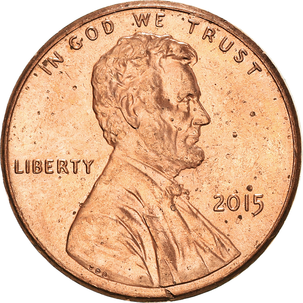 Moneda, Estados Unidos, Cent, 2015