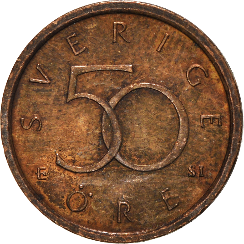 Moneda, Suecia, 50 Öre, 2006
