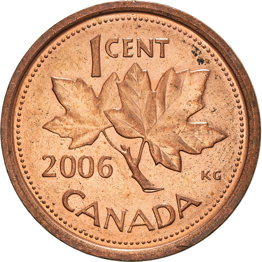 Moneda, Canadá, Cent, 2006
