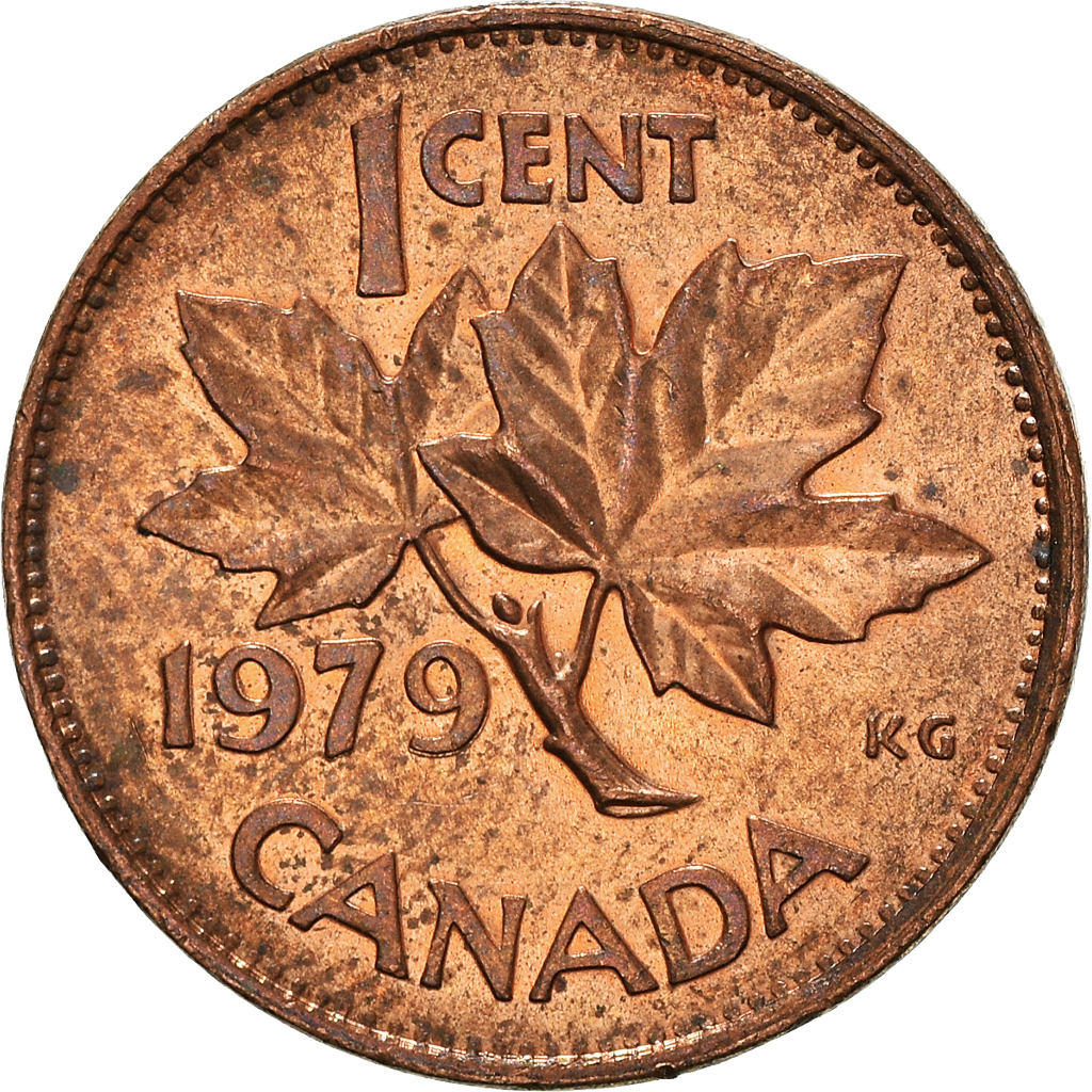 Moneda, Canadá, Cent, 1979