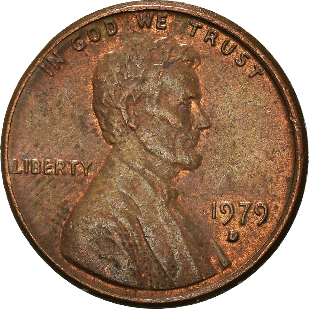 Moneda, Estados Unidos, Cent, 1979