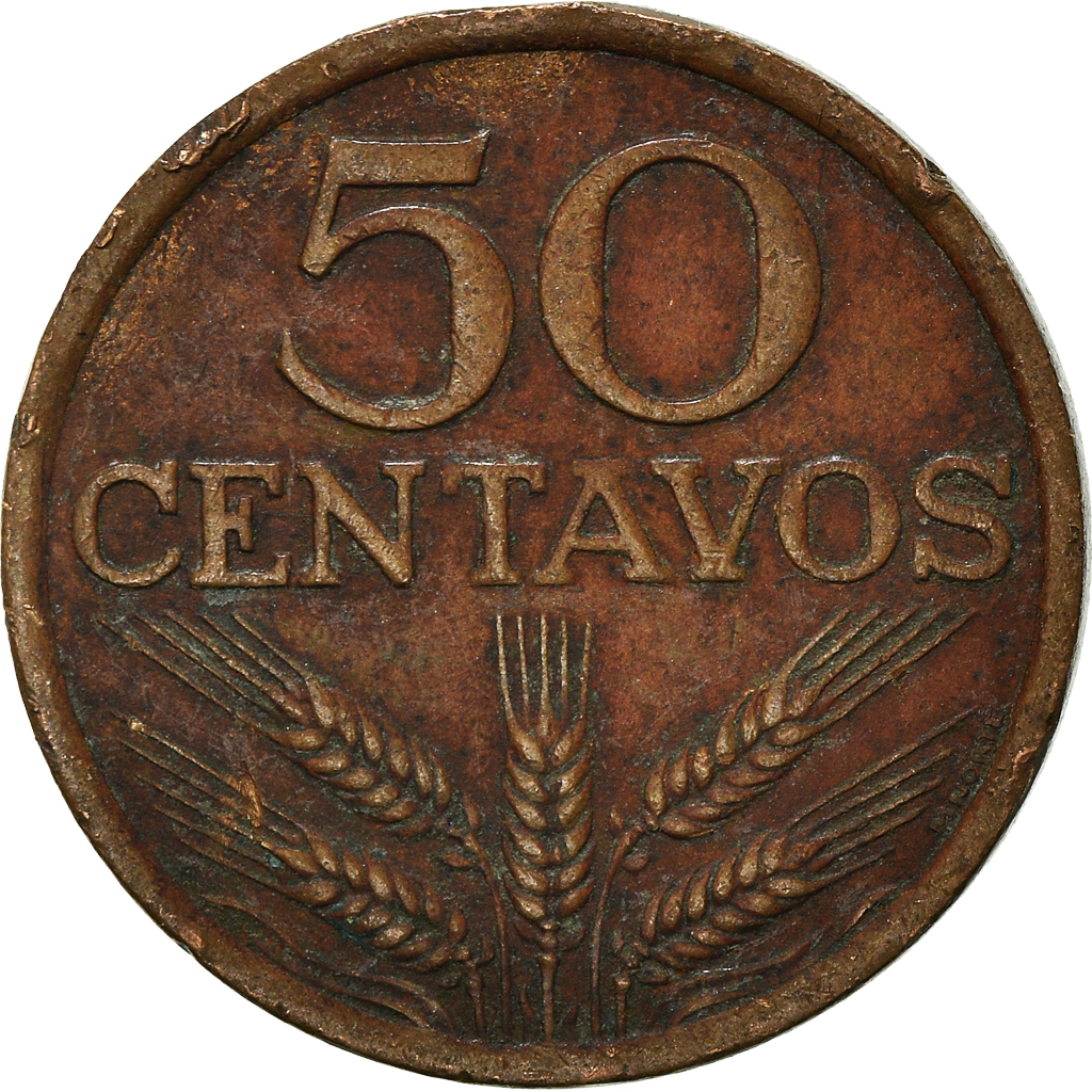 Moneda, Portugal, 50 Centavos, 1973