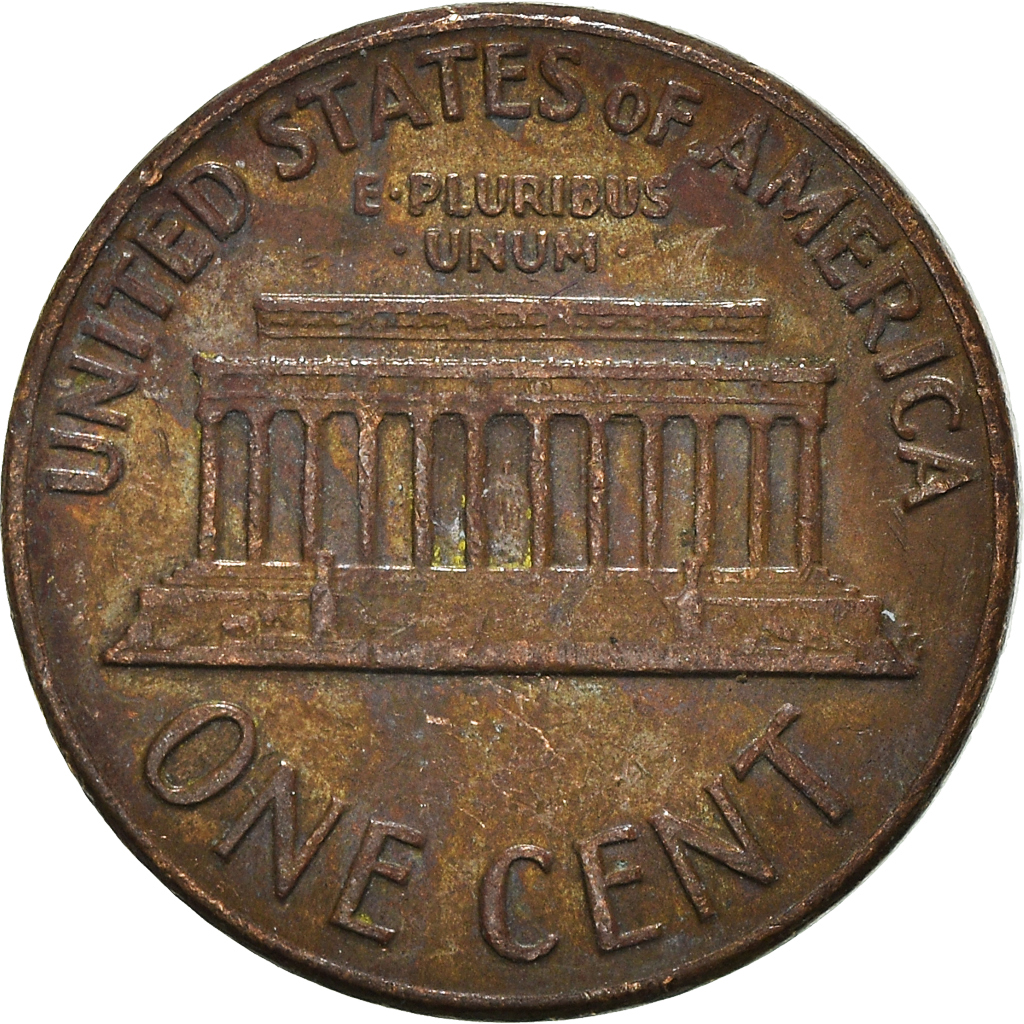 Moneda, Estados Unidos, Cent, 1969