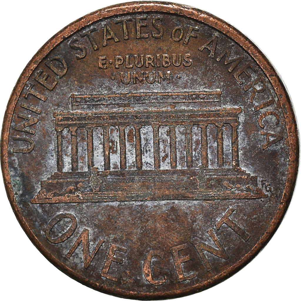 Moneda, Estados Unidos, Cent, 1989