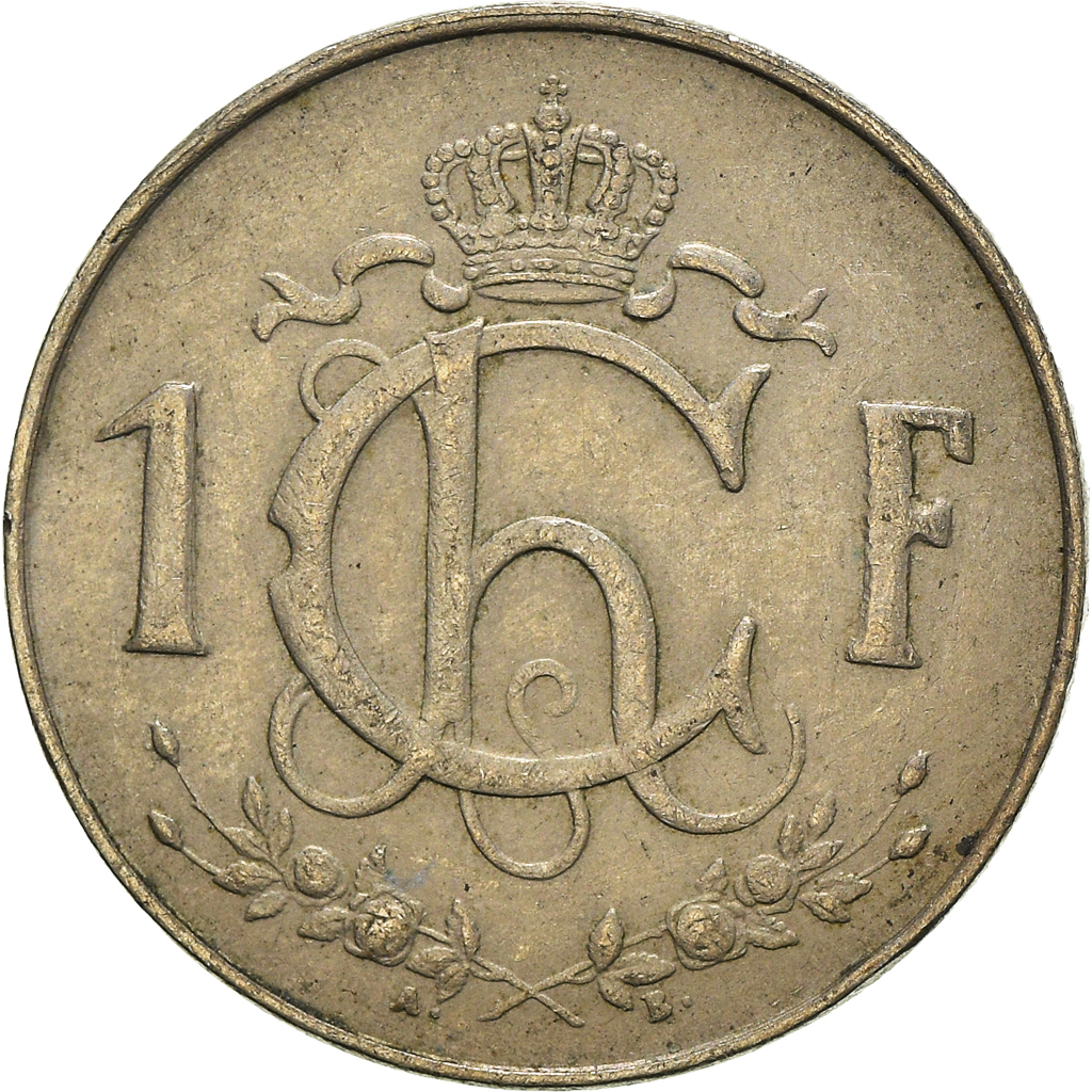 Moneda, Luxemburgo, Franc, 1962
