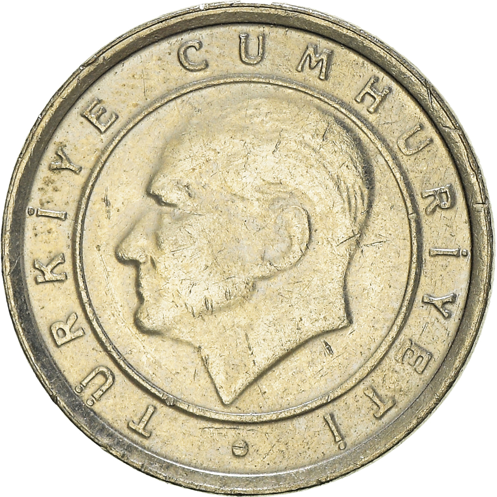 Moneda, Turquía, 5 New Kurus, 2006