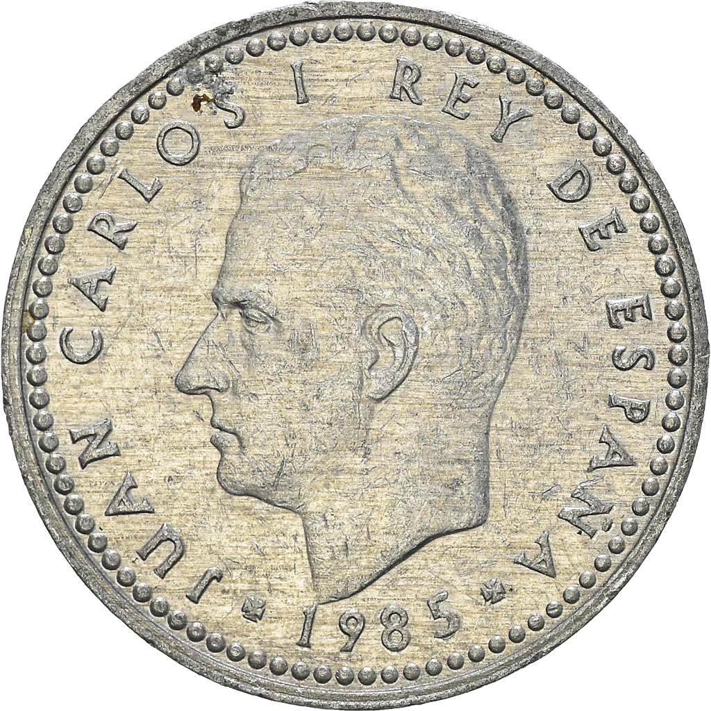 Moneda, España, Peseta, 1985