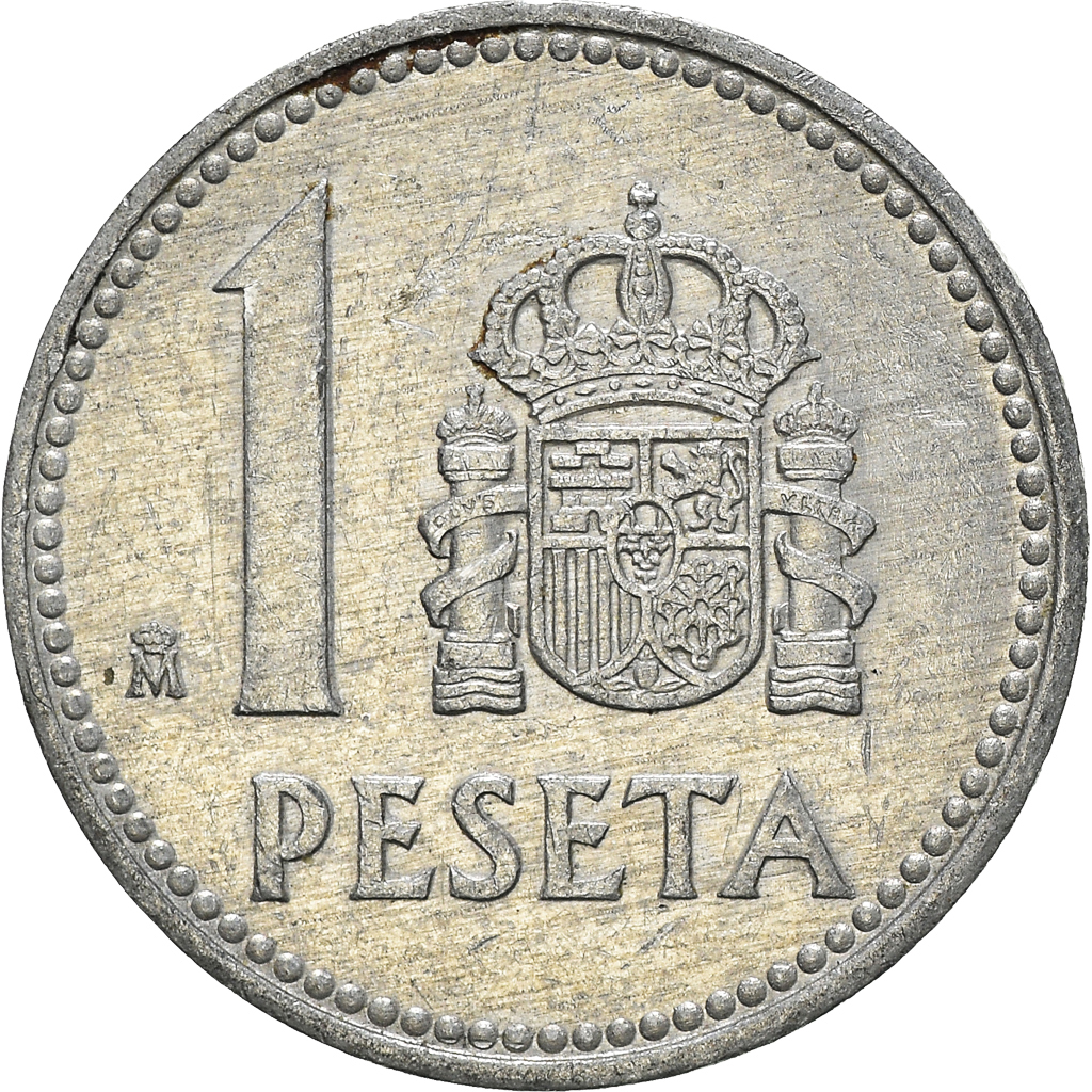 Moneda, España, Peseta, 1985