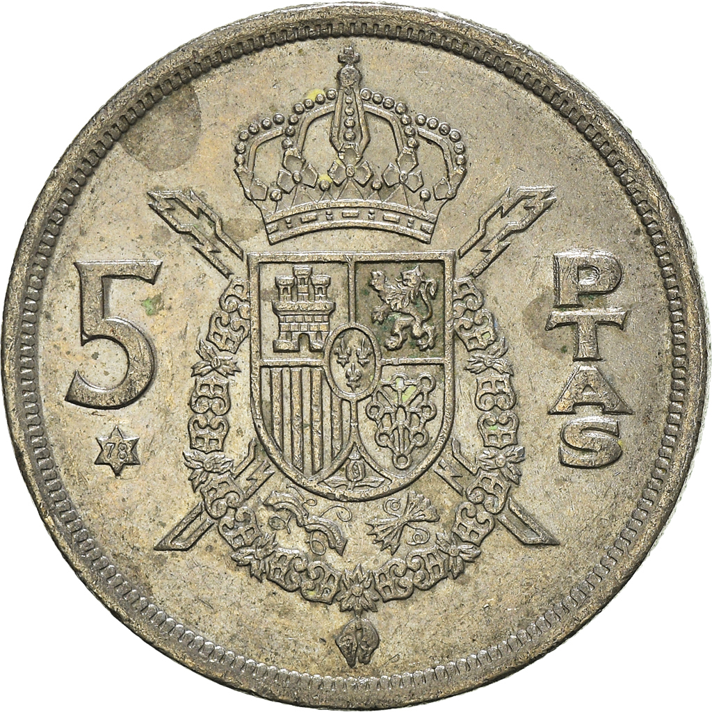 Moneda, España, 5 Pesetas