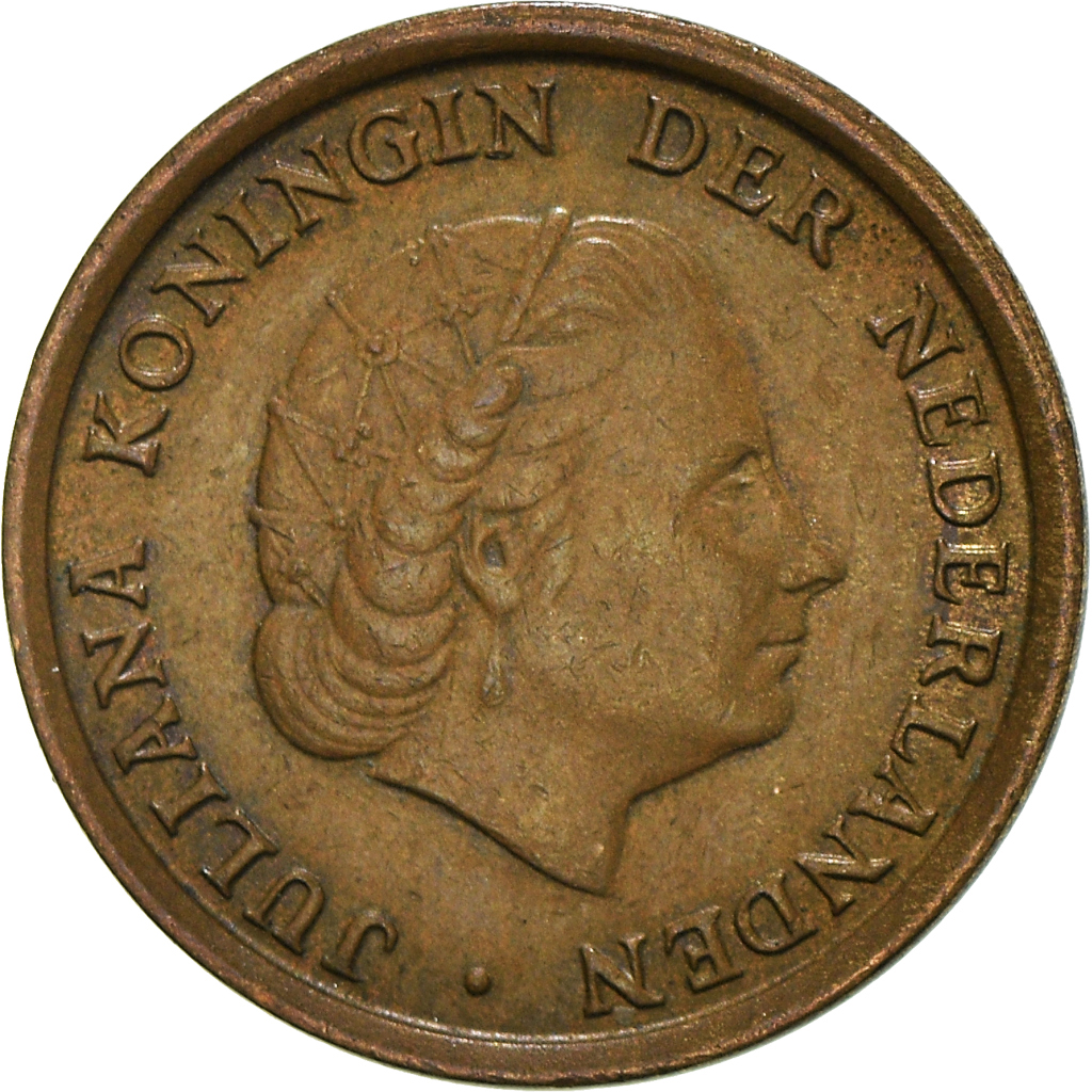 Moneda, Países Bajos, Cent, 1974