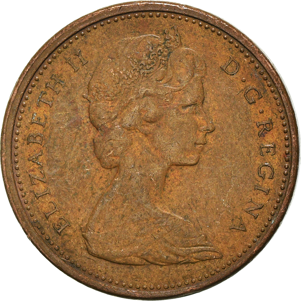 Moneda, Canadá, Cent, 1973