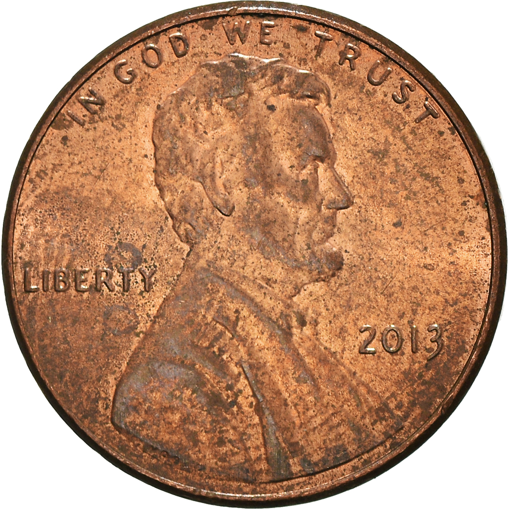 Moneda, Estados Unidos, Cent, 2013