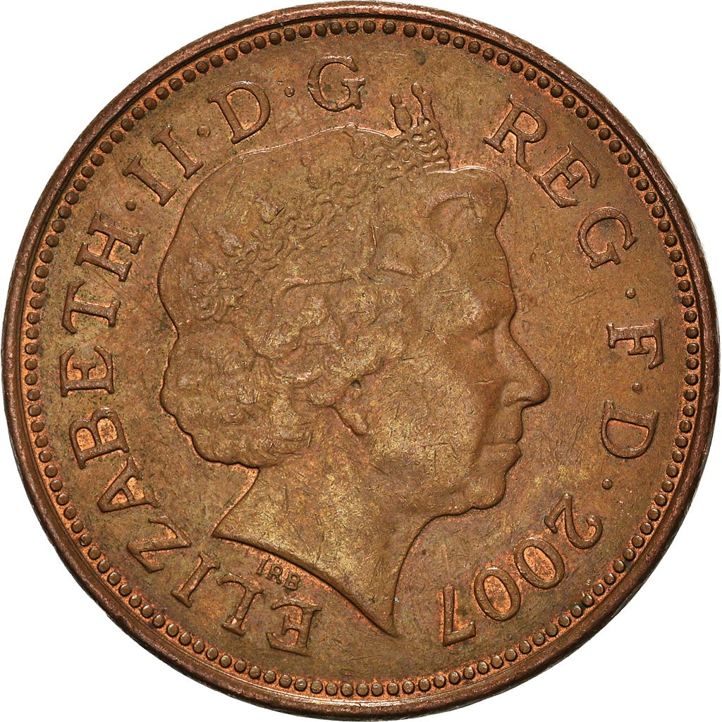 Moneda, Gran Bretaña, 2 Pence, 2007