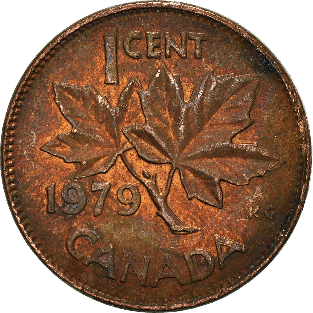 Moneda, Canadá, Cent, 1979
