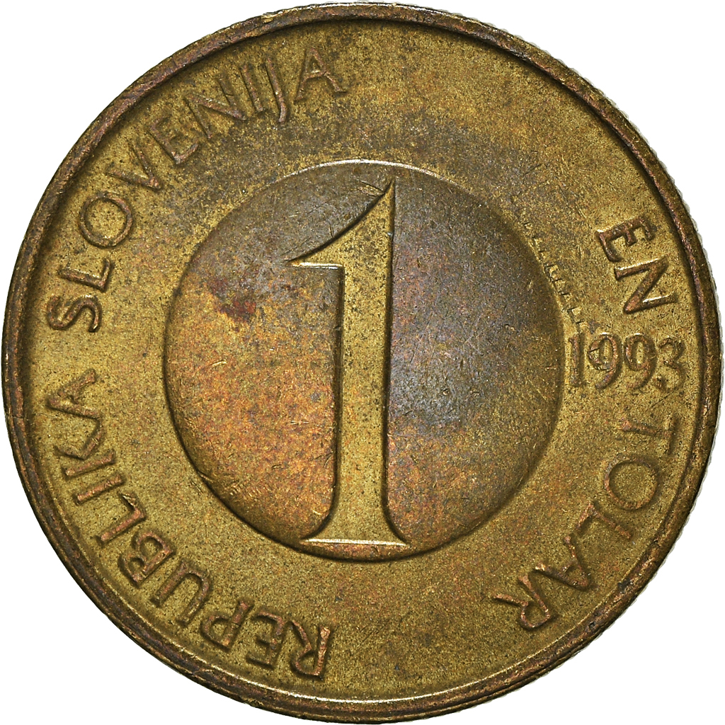 Moneda, Eslovenia, Tolar, 1993