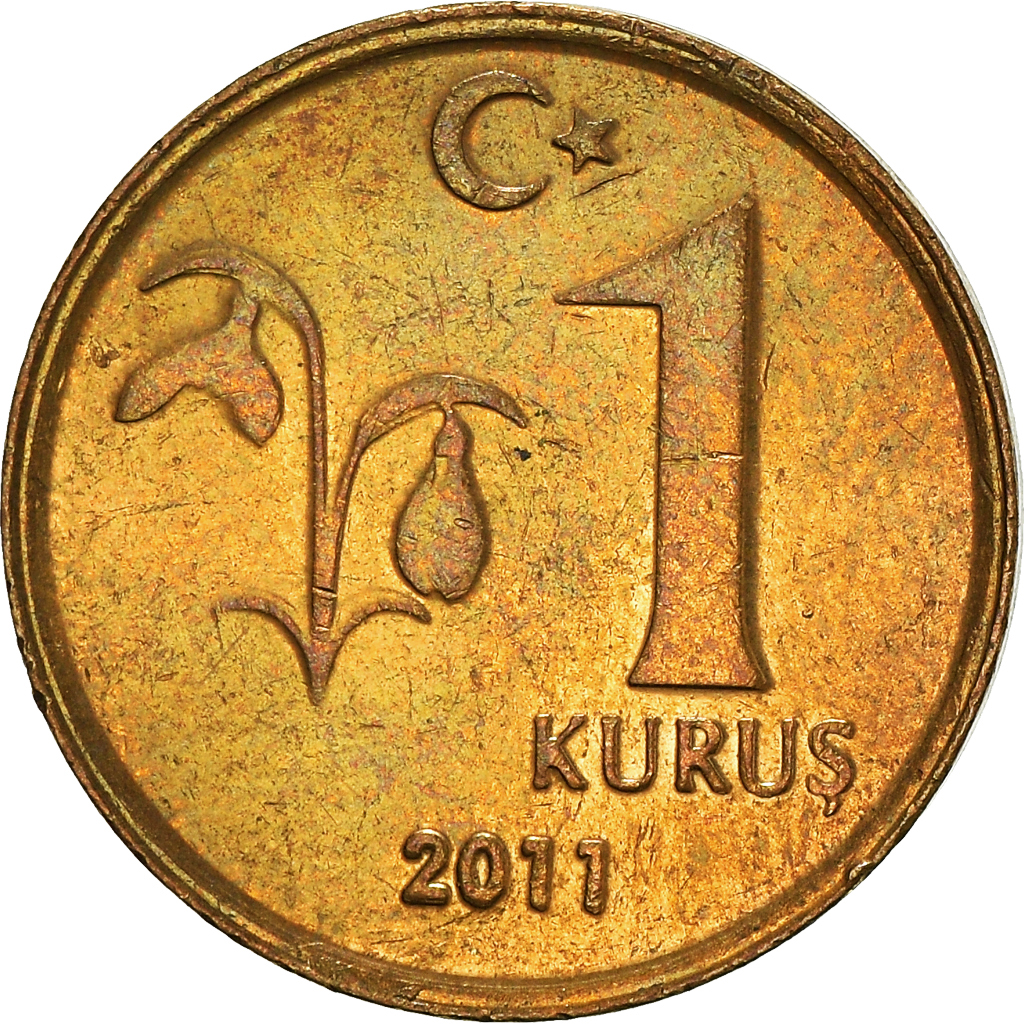 Moneda, Turquía, Kurus, 2011