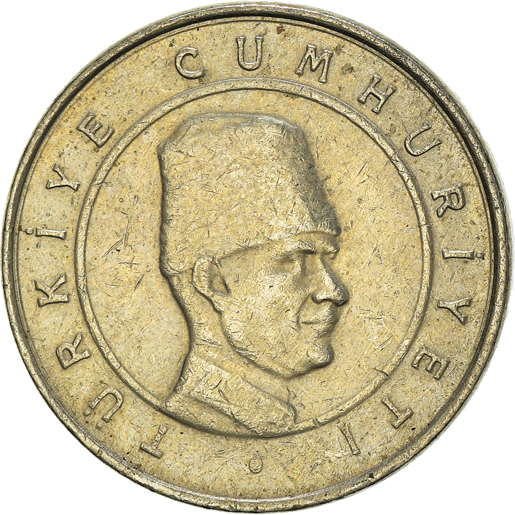 Moneda, Turquía, 10 New Kurus, 2005