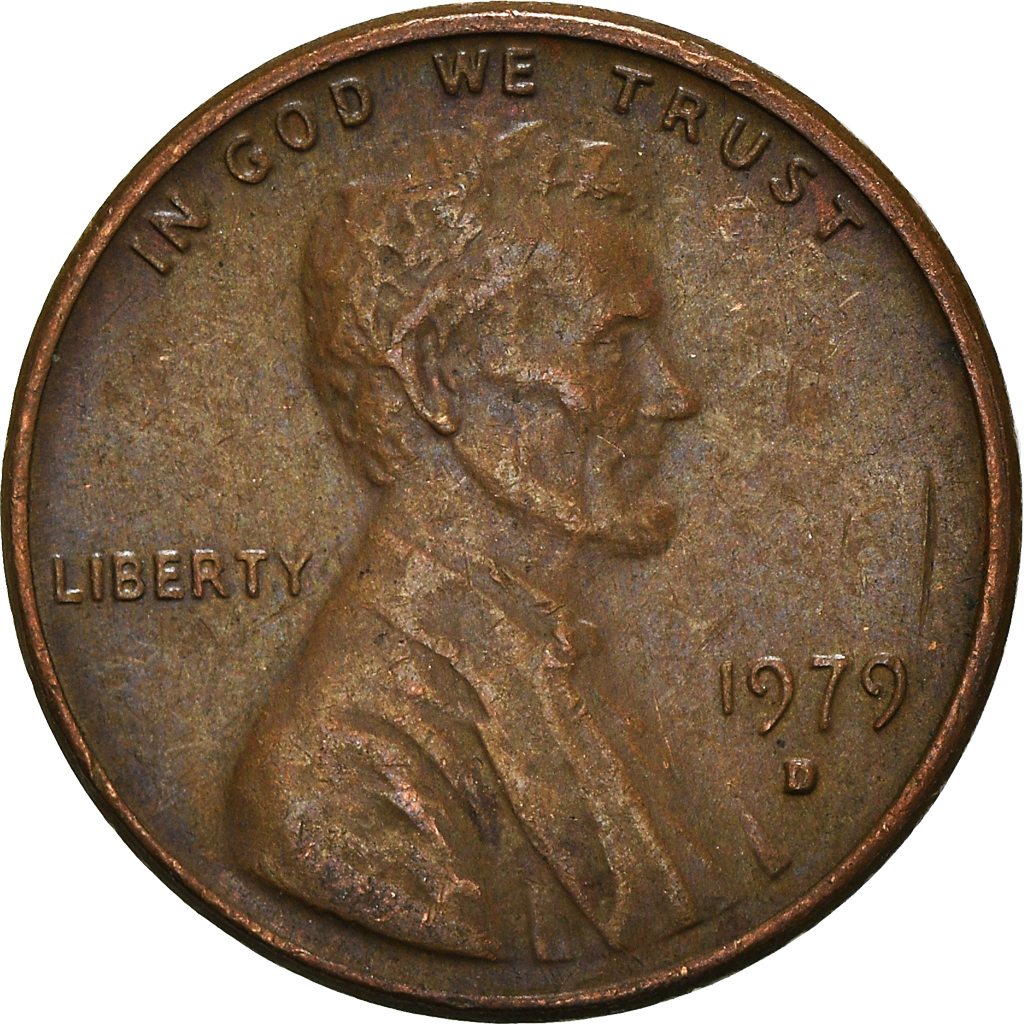 Moneda, Estados Unidos, Cent, 1979