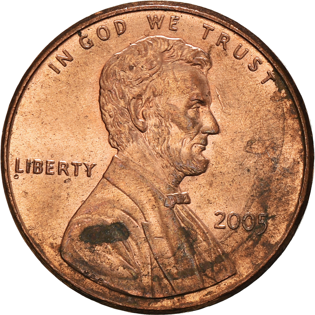 Moneda, Estados Unidos, Cent, 2005