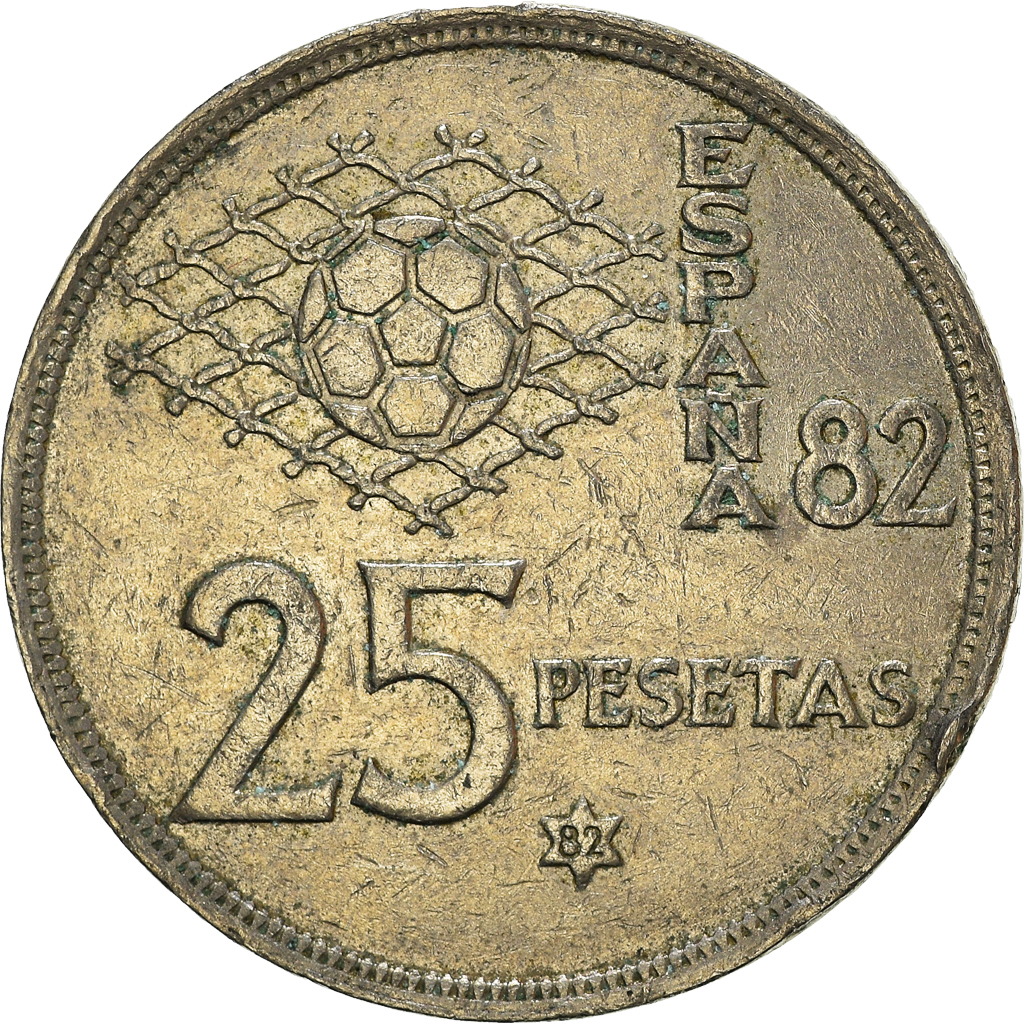 Moneda, España, 25 Pesetas, 1980 (82)