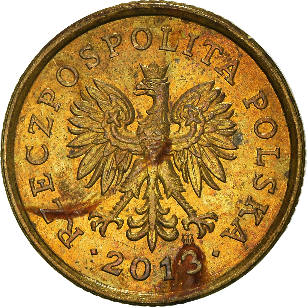 Moneda, Polonia, 5 Groszy, 2013