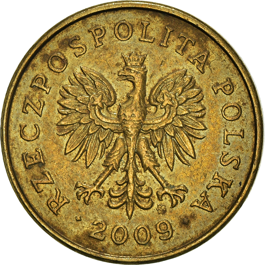 Moneda, Polonia, 2 Grosze, 2009