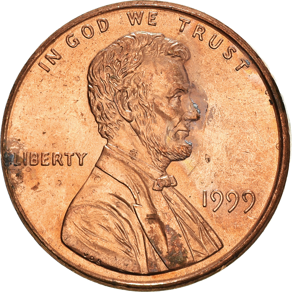 Moneda, Estados Unidos, Cent, 1999