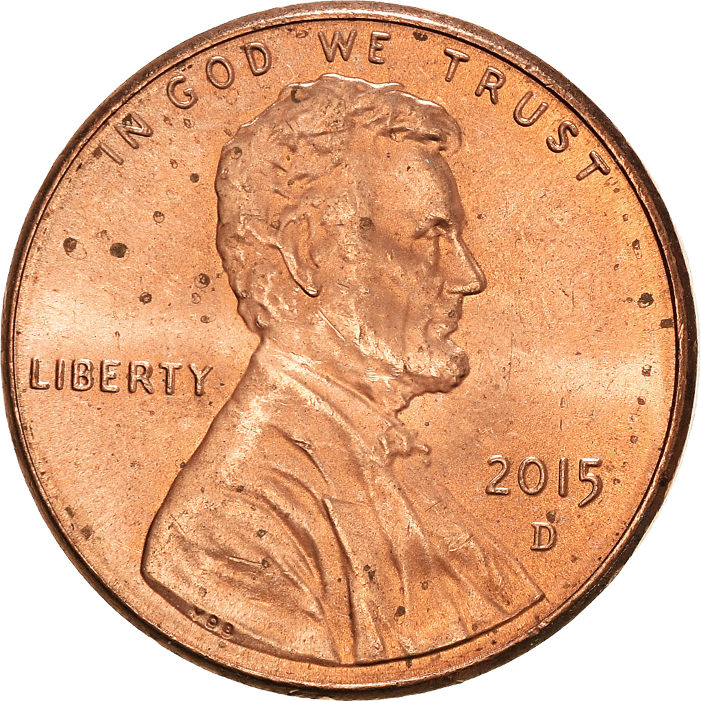 Moneda, Estados Unidos, Cent, 2015