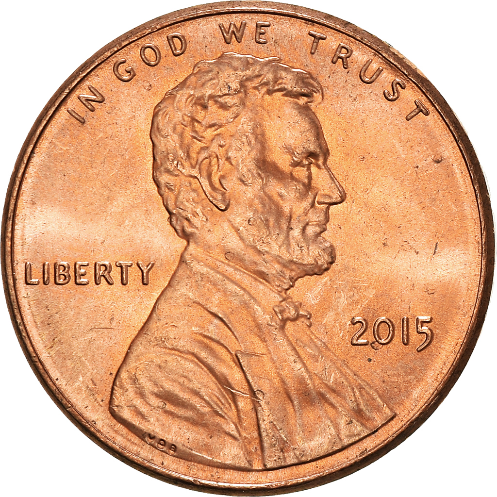 Moneda, Estados Unidos, Cent, 2015