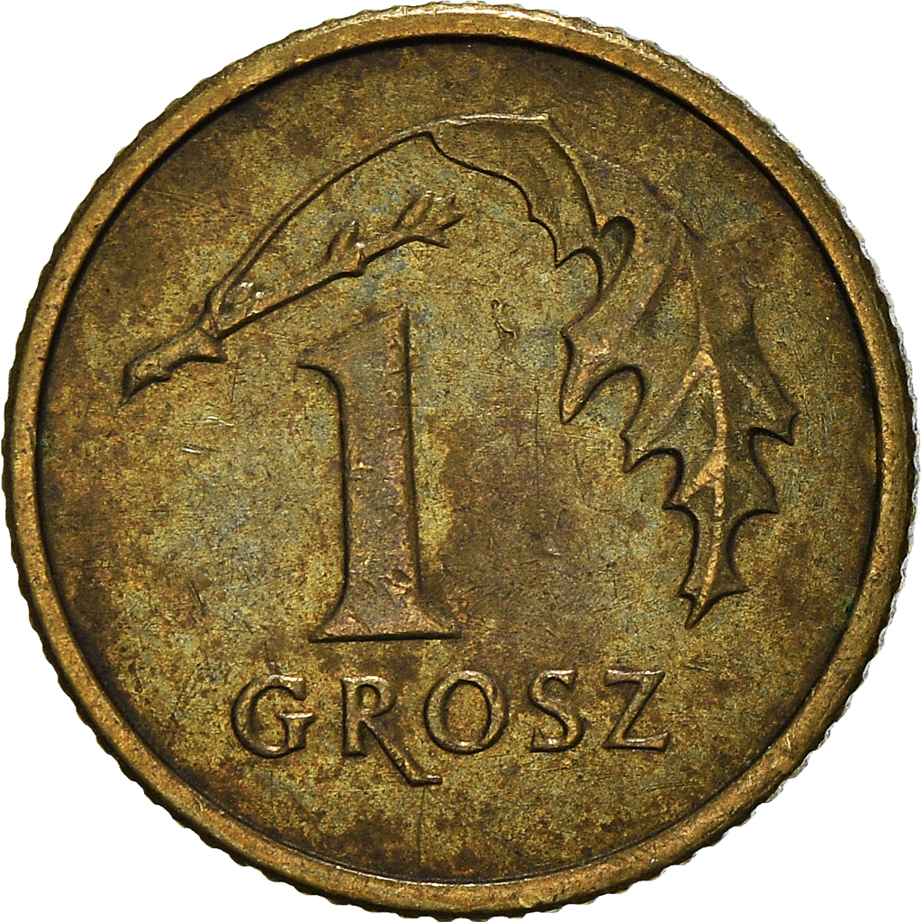 Moneda, Polonia, Grosz, 2002