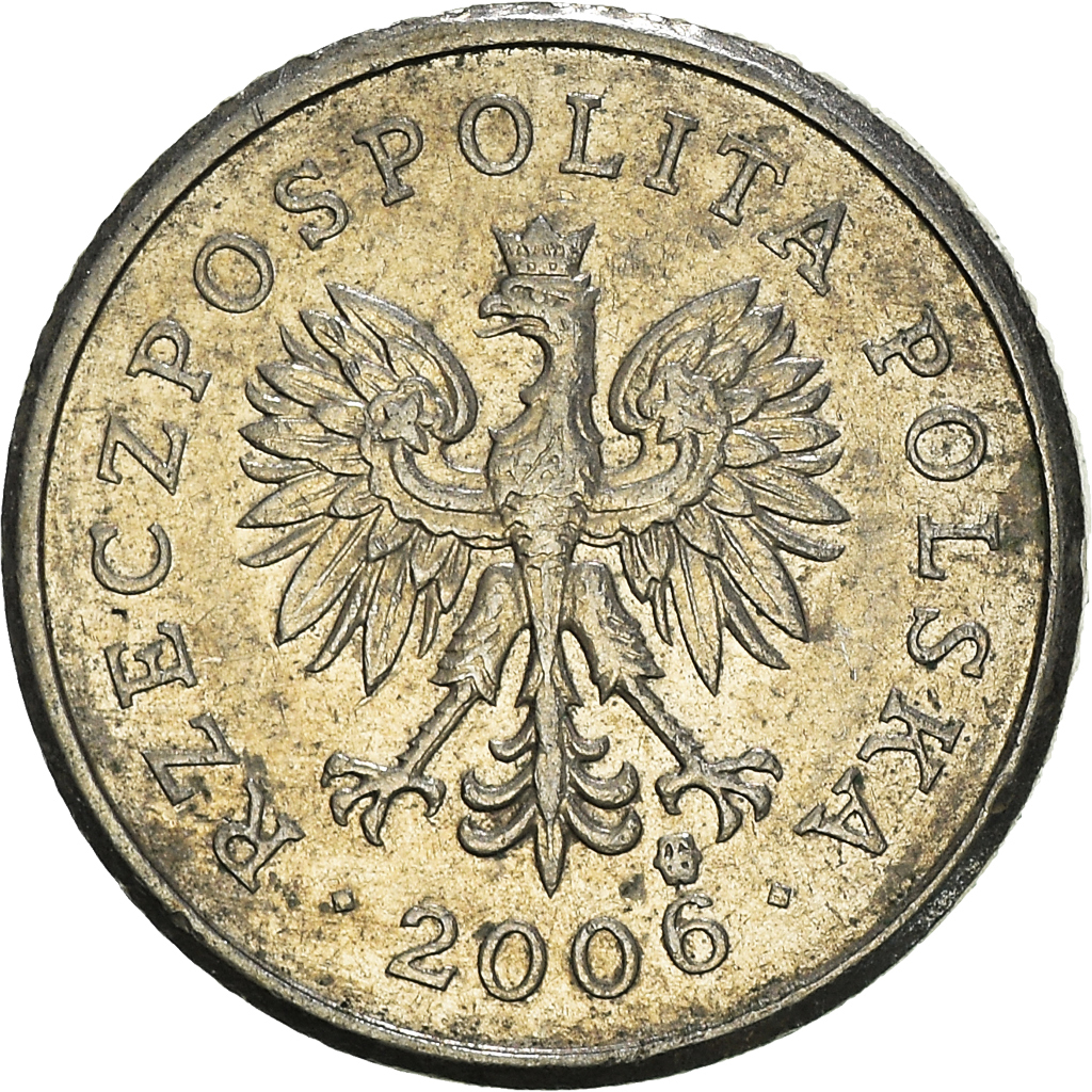 Moneda, Polonia, 10 Groszy, 2006