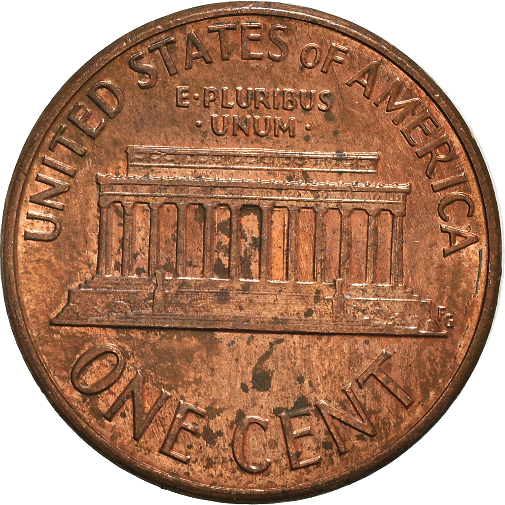 Moneda, Estados Unidos, Cent, 1989