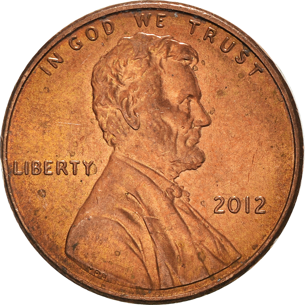 Moneda, Estados Unidos, Cent, 2012